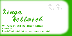 kinga hellmich business card